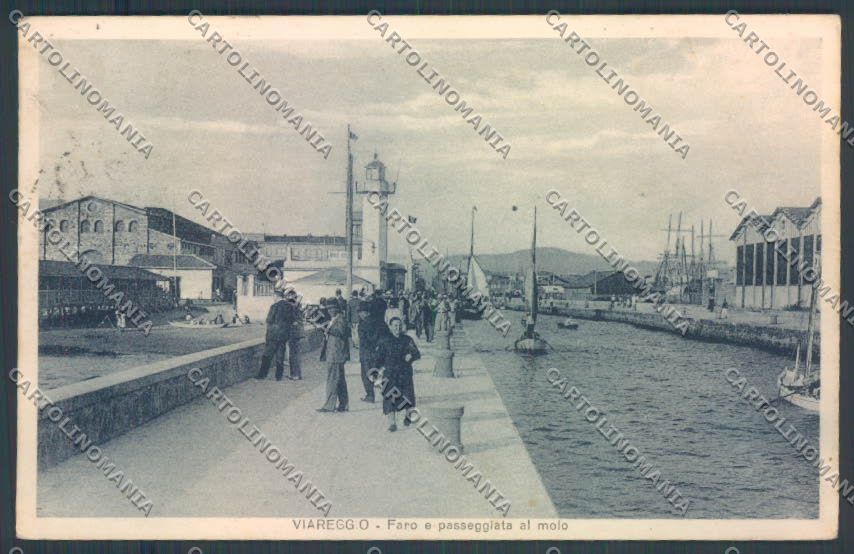 Lucca Viareggio Faro cartolina ZB5637 – fronte
