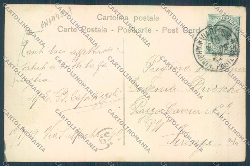Lucca Viareggio Saluti da PIEGHINA cartolina ZB5640 – retro
