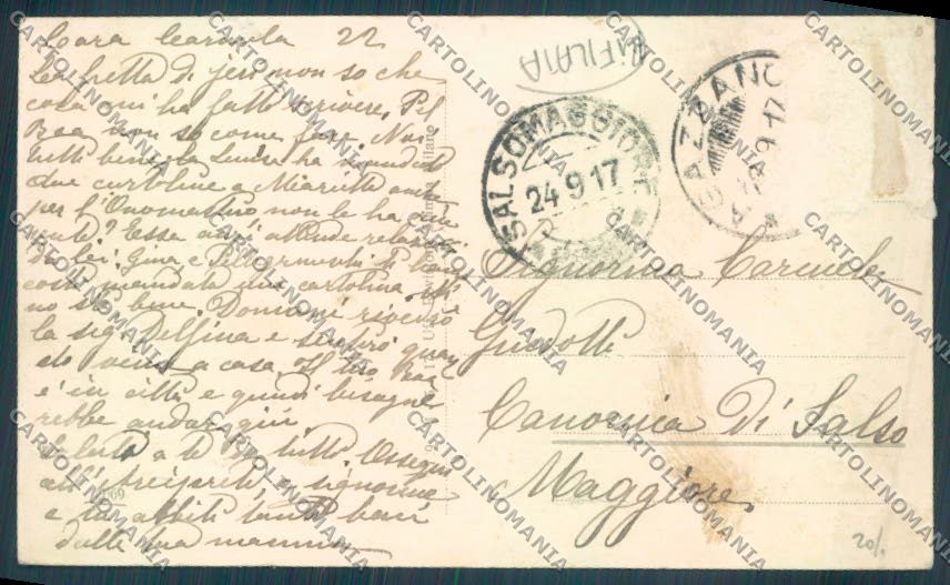 Lucca Viareggio RIFILATA cartolina ZB5644 – retro