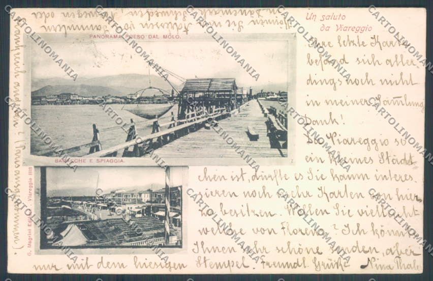 Lucca Viareggio Un Saluto da cartolina ZB5645 – fronte
