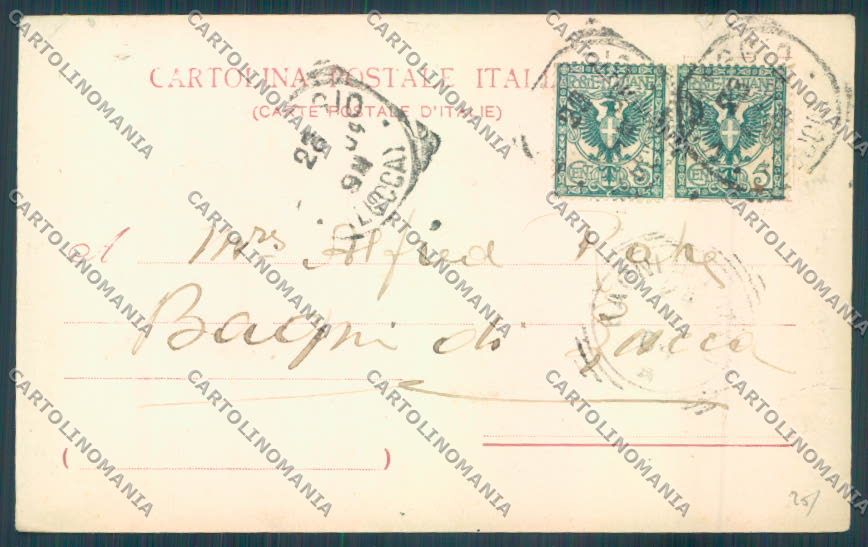 Lucca Viareggio cartolina ZB5662 – retro