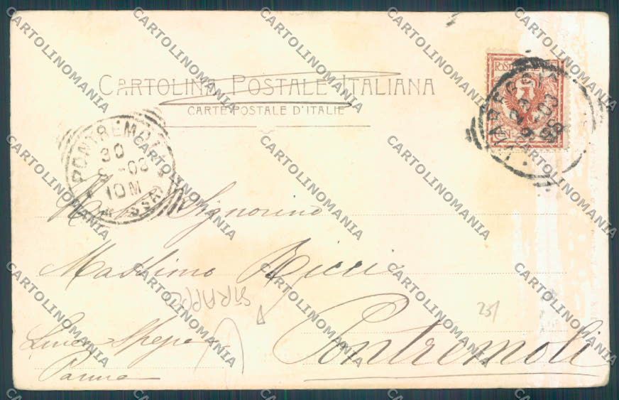 Lucca Viareggio Lago di Massaciuccoli STRAPPO cartolina ZB5663 – retro