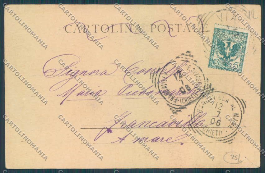 Lucca Viareggio cartolina ZB5667 – retro