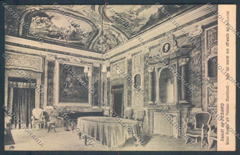 Pesaro Urbino Città Liceo Rossini cartolina ZB5679 – fronte