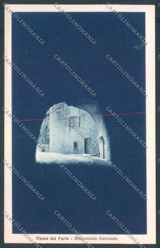 Pesaro Urbino Passo del Furlo Monumento Nazionale cartolina ZB5695 – fronte