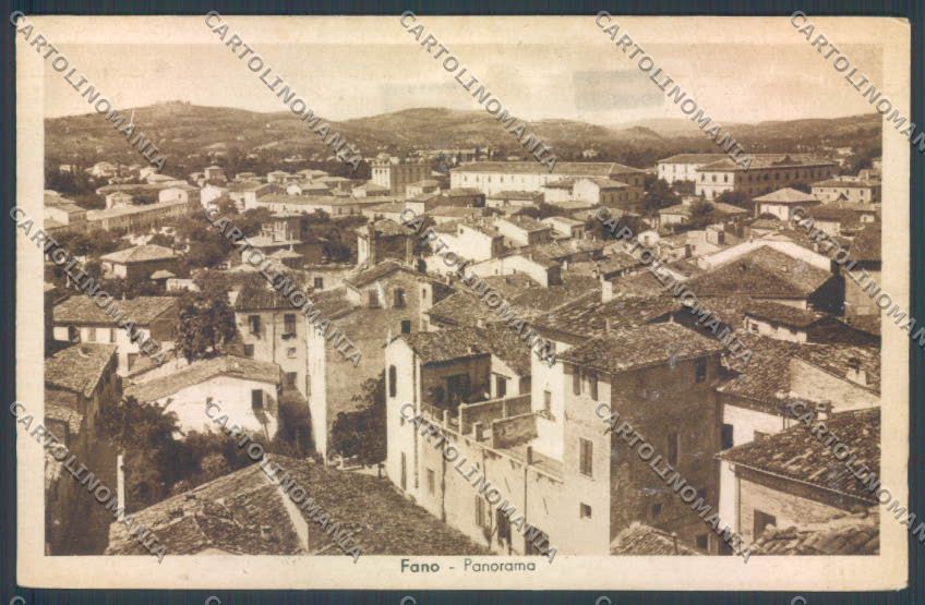 Pesaro Urbino Fano ABRASA cartolina ZB5699 – fronte