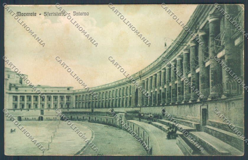 Macerata Città ABRASA cartolina ZB5701 – fronte