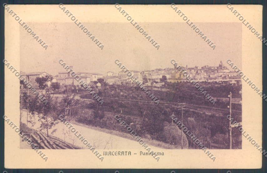 Macerata Città cartolina ZB5709 – fronte