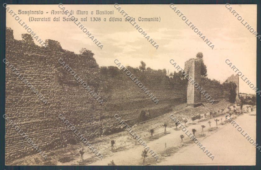 Macerata Sanginesio cartolina ZB5719 – fronte
