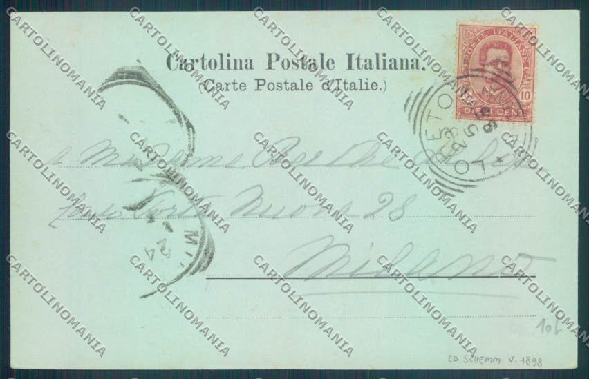 Ancona Loreto Ricordo di Chiaro di Luna cartolina ZB5722 – retro