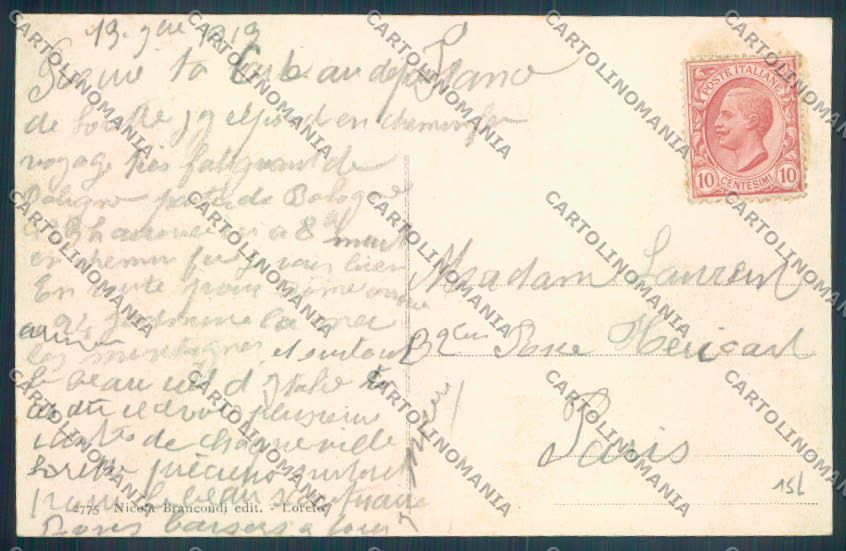 Ancona Loreto Ricordo Lauretano cartolina ZB5731 – retro