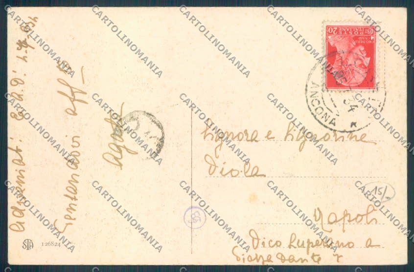 Ancona Loreto cartolina ZB5733 – retro