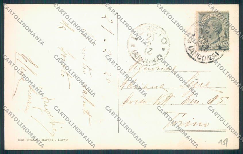 Ancona Loreto cartolina ZB5736 – retro