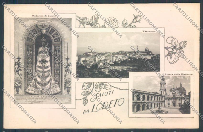 Ancona Loreto Saluti da cartolina ZB5738 – fronte