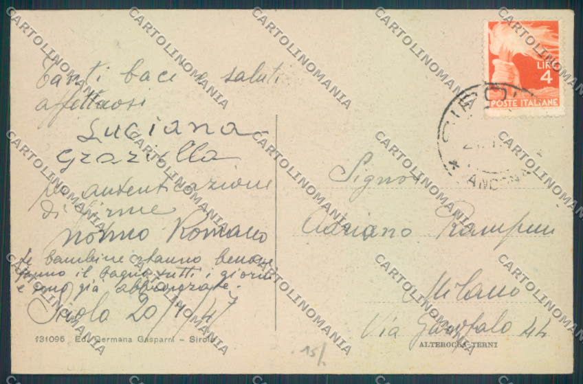 Ancona Sirolo cartolina ZB5754 – retro