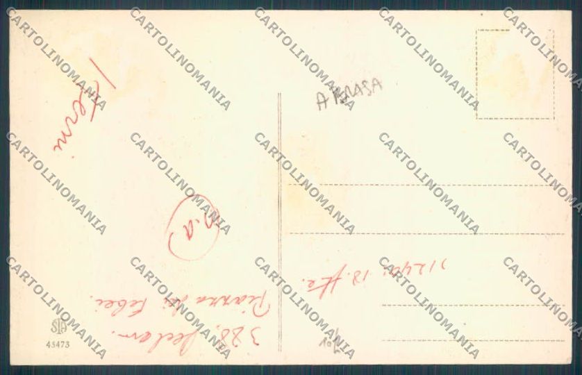 Terni Orvieto ABRASA cartolina ZB5764 – retro