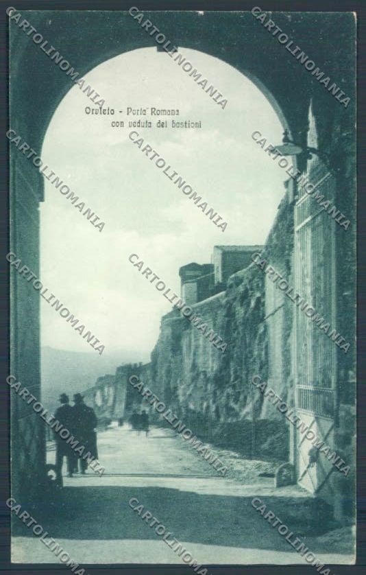 Terni Orvieto Porta Romana PIEGHINA cartolina ZB5765 – fronte