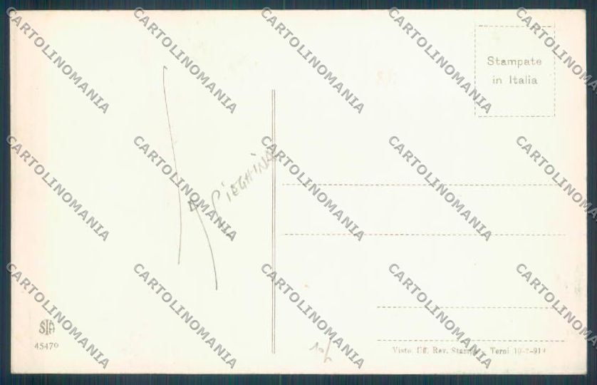 Terni Orvieto Porta Romana PIEGHINA cartolina ZB5765 – retro
