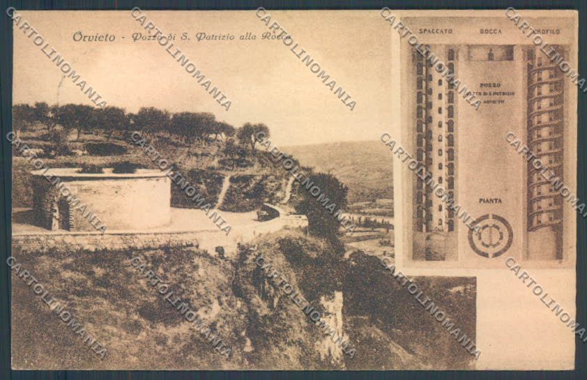 Terni Orvieto Pozzo di San Patrizio cartolina ZB5774 – fronte