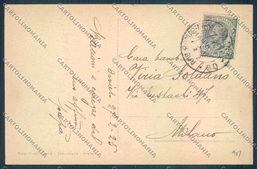 Terni Orvieto Pozzo di San Patrizio cartolina ZB5774 – retro