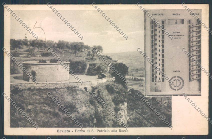 Terni Orvieto Pozzo di San Patrizio cartolina ZB5779 – fronte