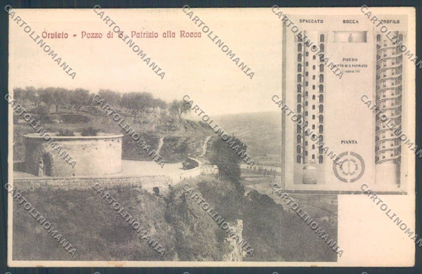 Terni Orvieto Pozzo di San Patrizio cartolina ZB5780 – fronte