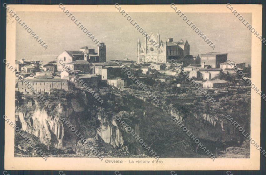 Terni Orvieto cartolina ZB5784 – fronte