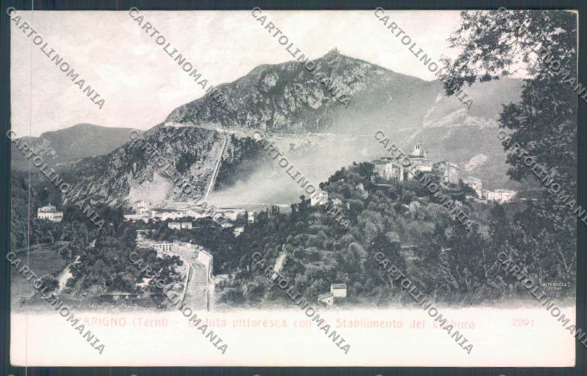Terni Papigno Stabilimento del Carburo Alterocca 2291 cartolina ZB5793 – fronte