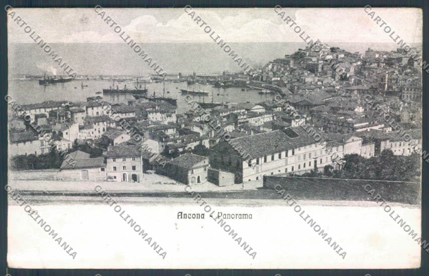 Ancona Città PIEGHINA cartolina ZB5830 – fronte