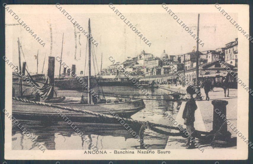 Ancona Città PIEGA cartolina ZB5848 – fronte