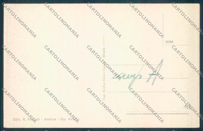 Ancona Città cartolina ZB5857 – retro