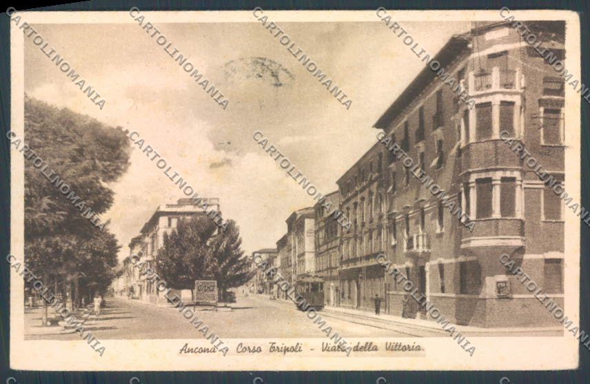 Ancona Città PIEGA cartolina ZB5858 – fronte