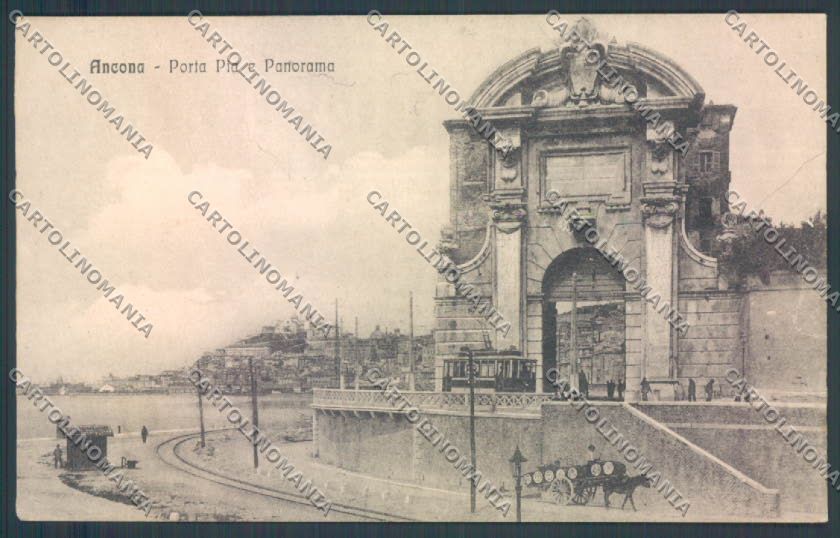 Ancona Città Porta Pia cartolina ZB5872 – fronte