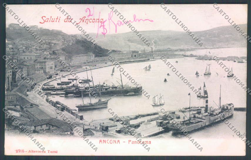 Ancona Città Nave Alterocca 2705 cartolina ZB5875 – fronte