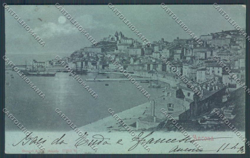 Ancona Città Chiaro di Luna cartolina ZB5881 – fronte