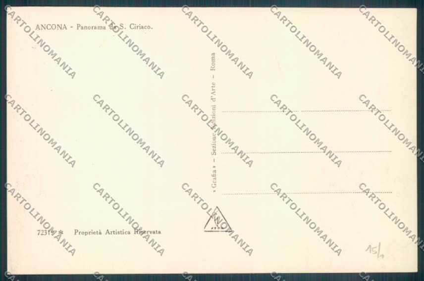Ancona Città Foto cartolina ZB5891 – retro