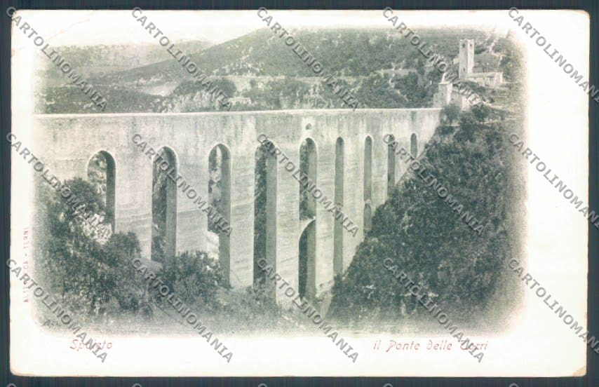 Perugia Spoleto Alterocca PIEGA cartolina ZB5893 – fronte