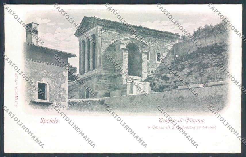 Perugia Spoleto Alterocca cartolina ZB5895 – fronte