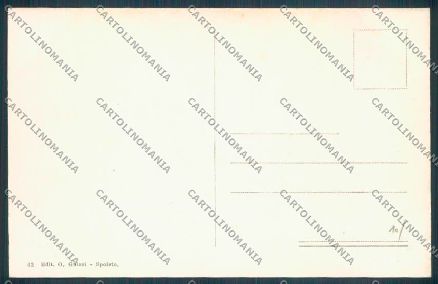 Perugia Spoleto cartolina ZB5896 – retro