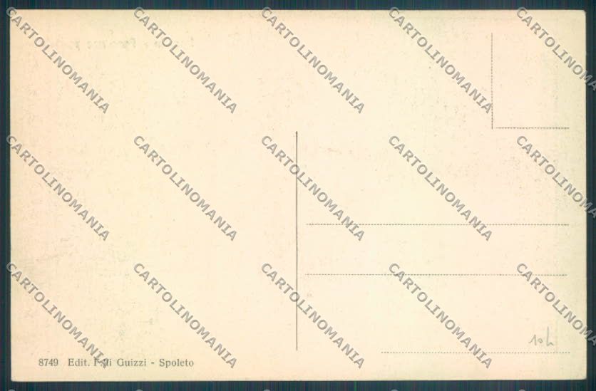 Perugia Spoleto cartolina ZB5900 – retro