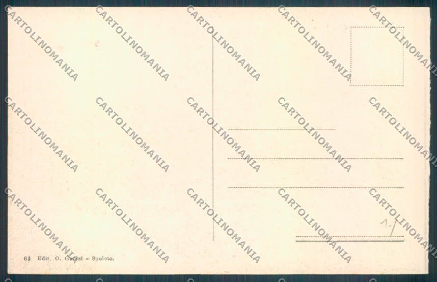 Perugia Spoleto FORO cartolina ZB5905 – retro