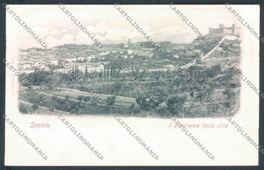 Perugia Spoleto Alterocca cartolina ZB5915 – fronte