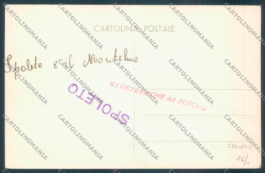 Perugia Spoleto Foto cartolina ZB5919 – retro
