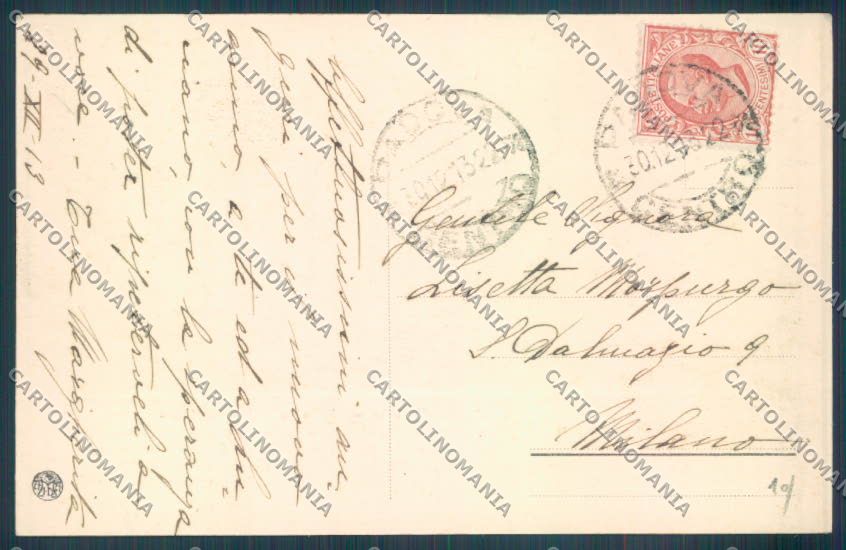 Perugia Spoleto Fonti del Clitumno Giosuè Carducci cartolina ZB5923 – retro