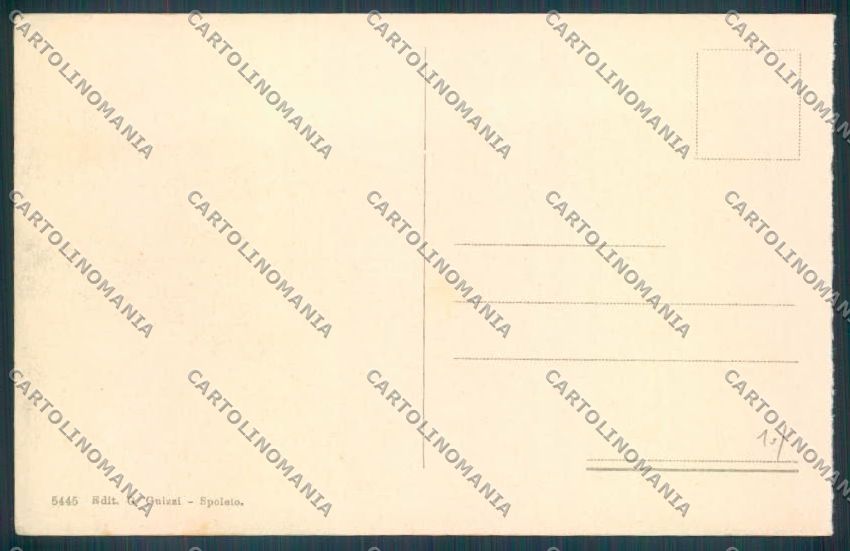 Perugia Spoleto Fonti del Clitumno cartolina ZB5929 – retro