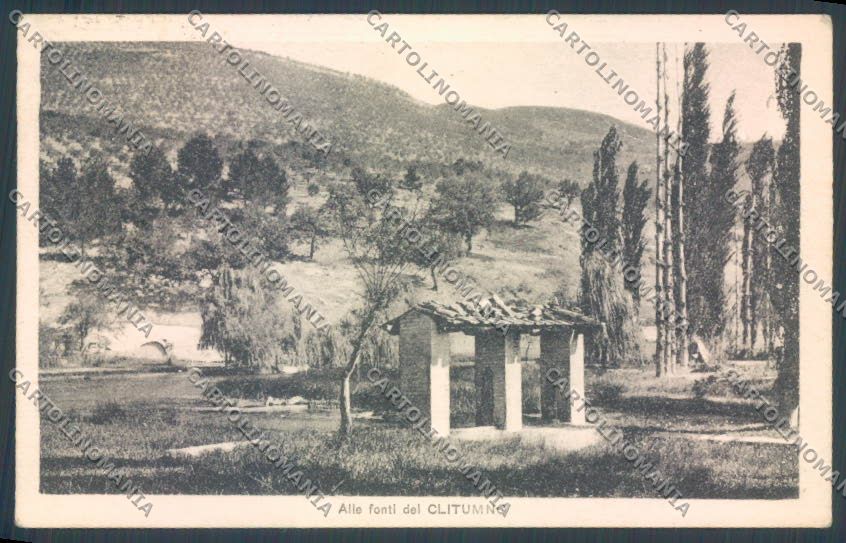 Perugia Spoleto Fonti del Clitumno cartolina ZB5931 – fronte