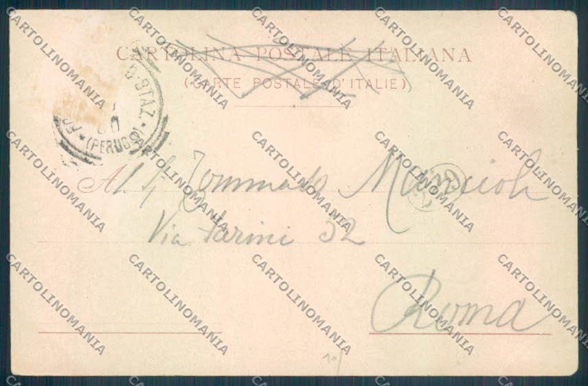 Perugia Foligno Alterocca cartolina ZB5946 – retro