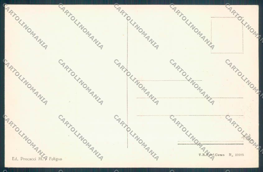 Perugia Foligno Fonti del Clitumno Giosuè Carducci cartolina ZB5952 – retro