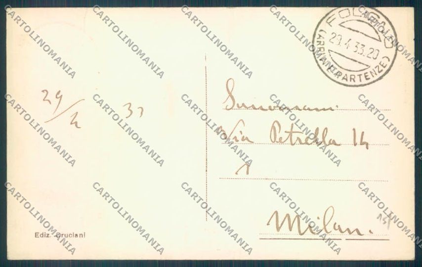 Perugia Foligno cartolina ZB5956 – retro