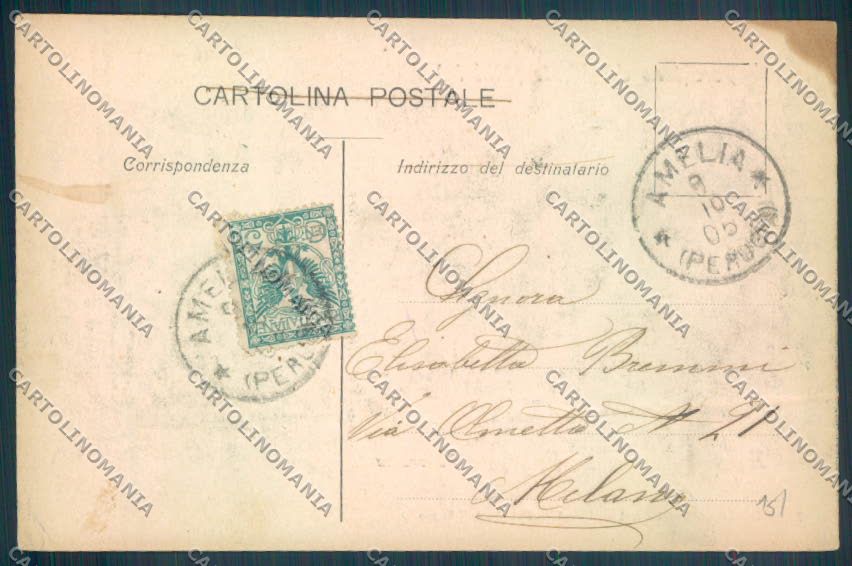 Perugia Porchiano del Monte cartolina ZB5974 – retro